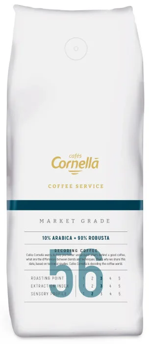 Кофе в зёрнах Cornella Coffee Service Market Grade 56, 1 кг