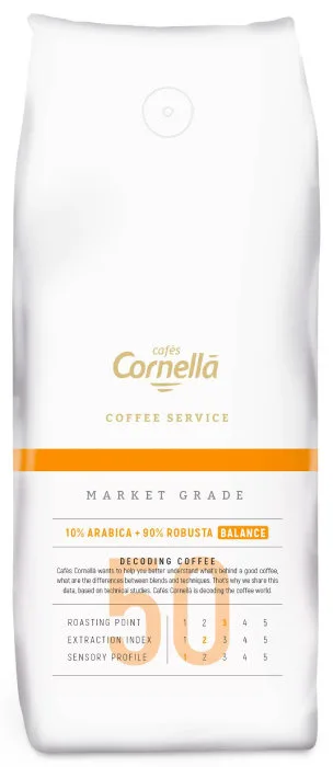 Кофе в зернах Cornella Coffee Service Market Grade Balance 50, 1 кг