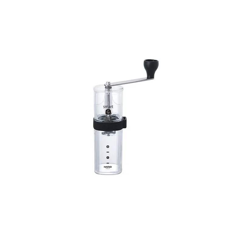 Ручная кофемолка Hario Smart G New Coffee Mill, прозрачная