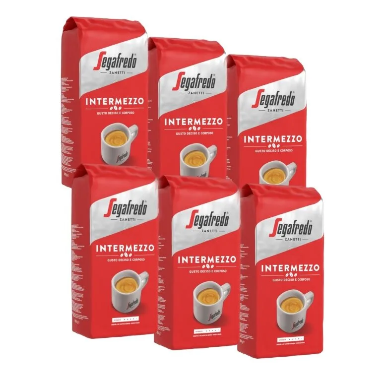 Набор кофе в зернах Segafredo Intermezzo 6x1 кг