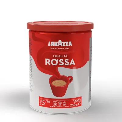Кофе молотый Lavazza Qualita Rossa в банке, 250 г