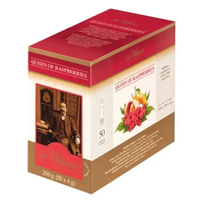 Фруктовый чай Sir William's Royal Taste Queen of Raspberries 50х4 г