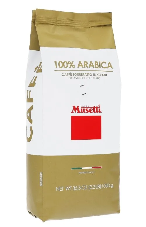 Кофе в зернах Musetti 100% Arabica Dolce 1 кг