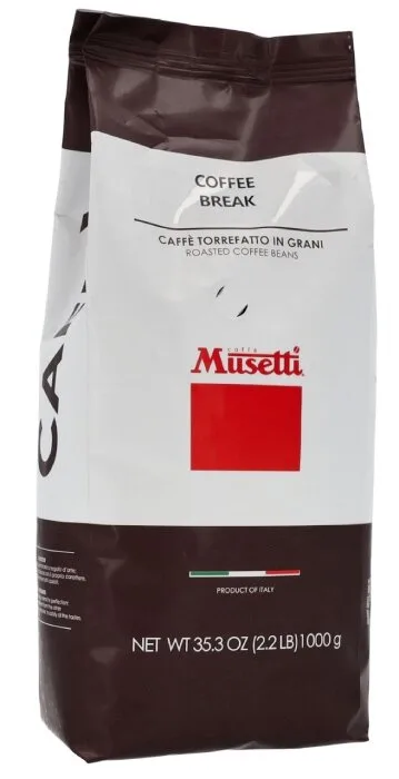 Кофе в зёрнах Musetti Coffee Break, 1 кг