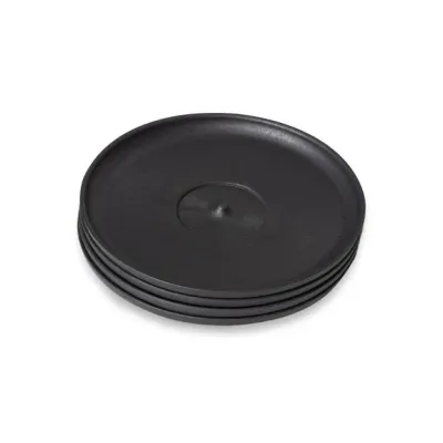 Блюдце для кружки Huskee Charcoal, комплект 4 шт.