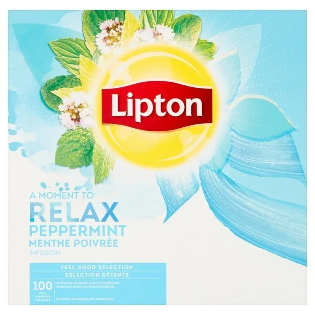 Травяной чай Lipton Classic Peppermint (мята перечная) в пакетиках, 100х1,6г