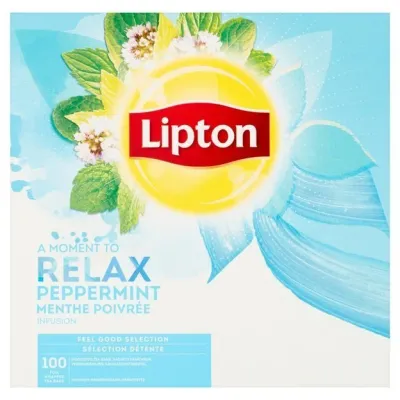 Травяной чай Lipton Classic Peppermint (мята перечная) в пакетиках, 100х1,6г