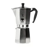 Гейзерная кофеварка Bialetti Moka Express на 18 чашек серебристая — фото 1