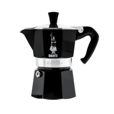Гейзерная кофеварка Bialetti Moka Express на 3 чашки черная