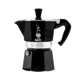 Гейзерная кофеварка Bialetti Moka Express на 3 чашки черная — фото 1