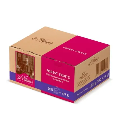 Фруктовый чай Sir William's Tea Forest Fruits с лесными ягодами и гибискусом, 500х2,4г