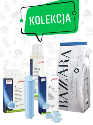 Набор Коллекция Jura Claris Blue: фильтры, аксессуары и кофе