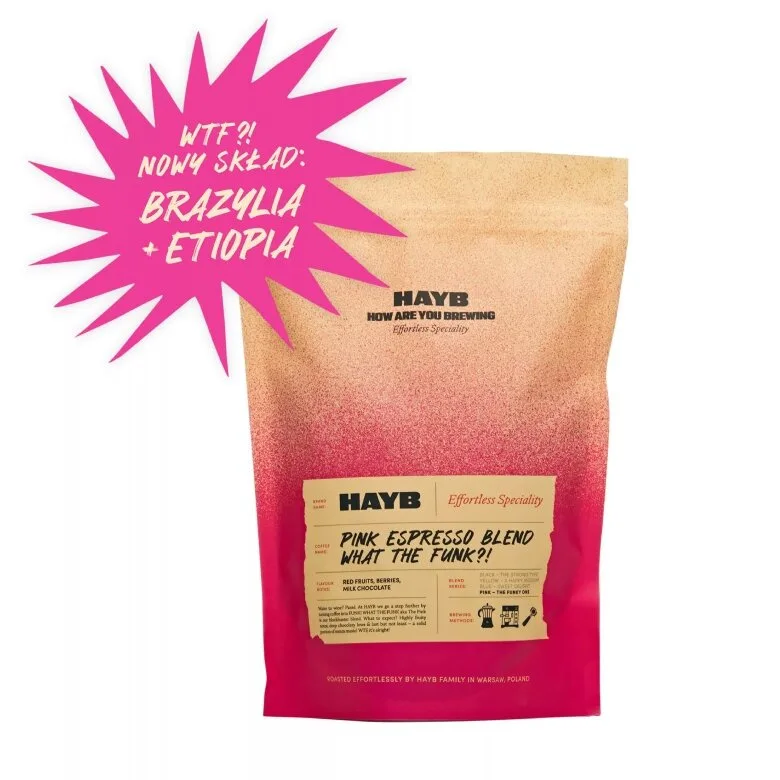 Кофе в зернах HAYB What The Funk Pink Espresso Blend, 1 кг
