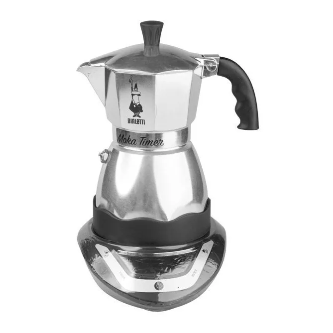 Электрическая гейзерная кофеварка Bialetti Moka Timer на 3 чашки