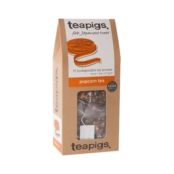 Зеленый чай Teapigs Popcorn Tea в пирамидках, 15 шт