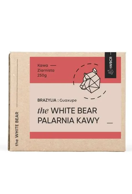 Кофе в зёрнах The White Bear Бразилия Guaxupe, 250 г