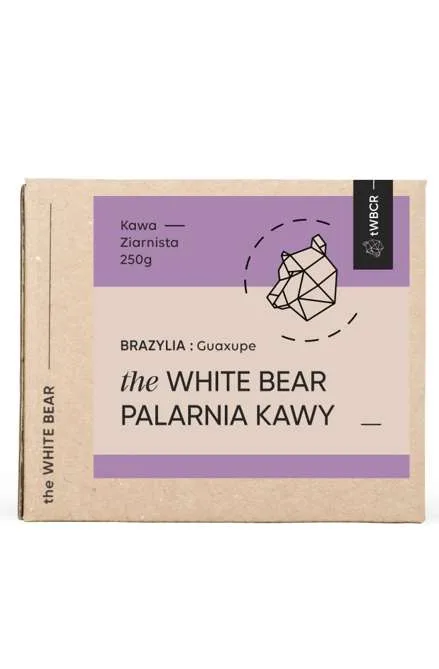Кофе в зёрнах The White Bear Бразилия Гуашупе 250 г