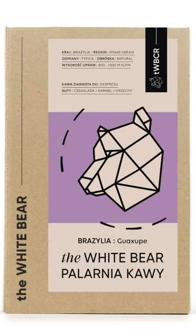 Кофе в зернах The White Bear Brazylia Guaxupe A, 1 кг