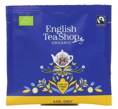 Черный чай English Tea Shop Premium Earl Grey в пирамидках, 50 шт