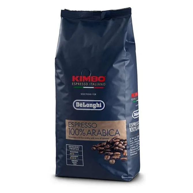 Кофе в зёрнах Kimbo Delonghi 100% арабика 1 кг