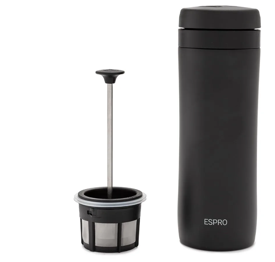 Фрэнч-пресс дорожный Espro Travel Coffee Press черный 300 мл