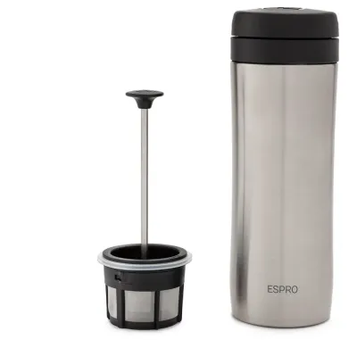 Дорожный кофейный пресс Espro Travel Coffee Press 300 мл серебристый