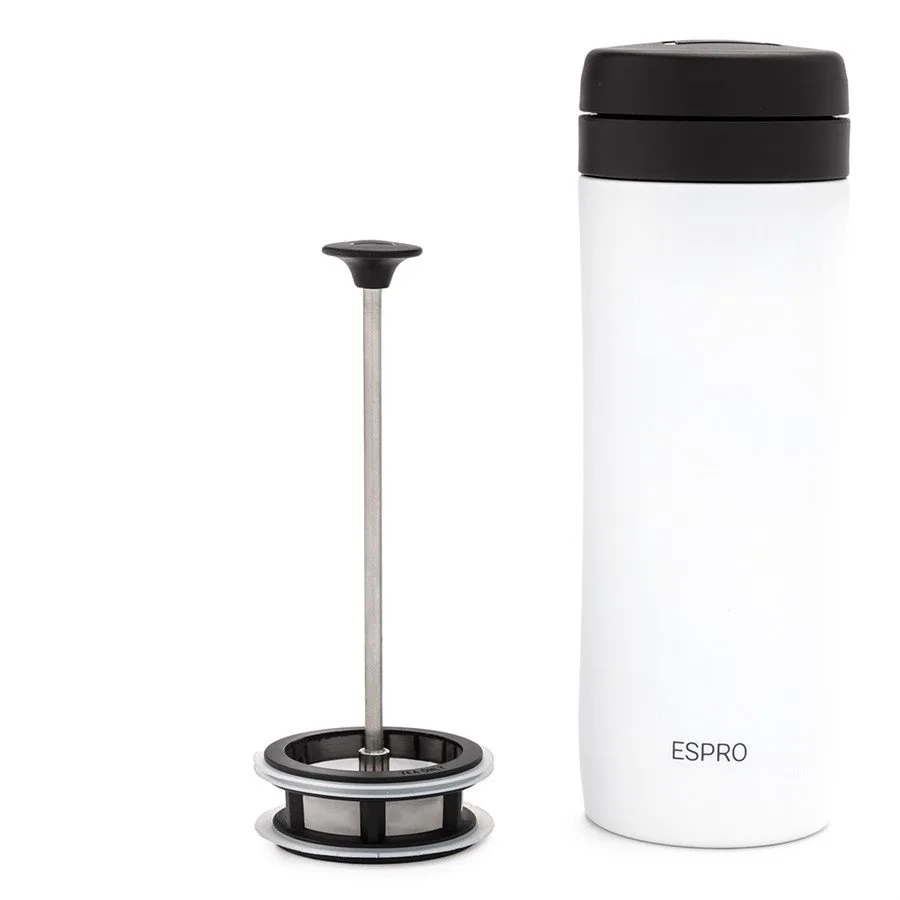 Заварник для чая дорожный Espro Travel Tea Press белый 300 мл