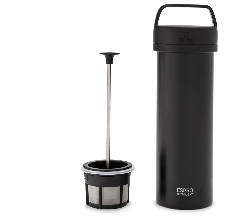 Дорожный кофейный пресс Espro Ultralight Coffee Press 450 мл черный