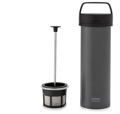 Фрэнч-пресс дорожный Espro Ultralight Coffee Press серый 450 мл