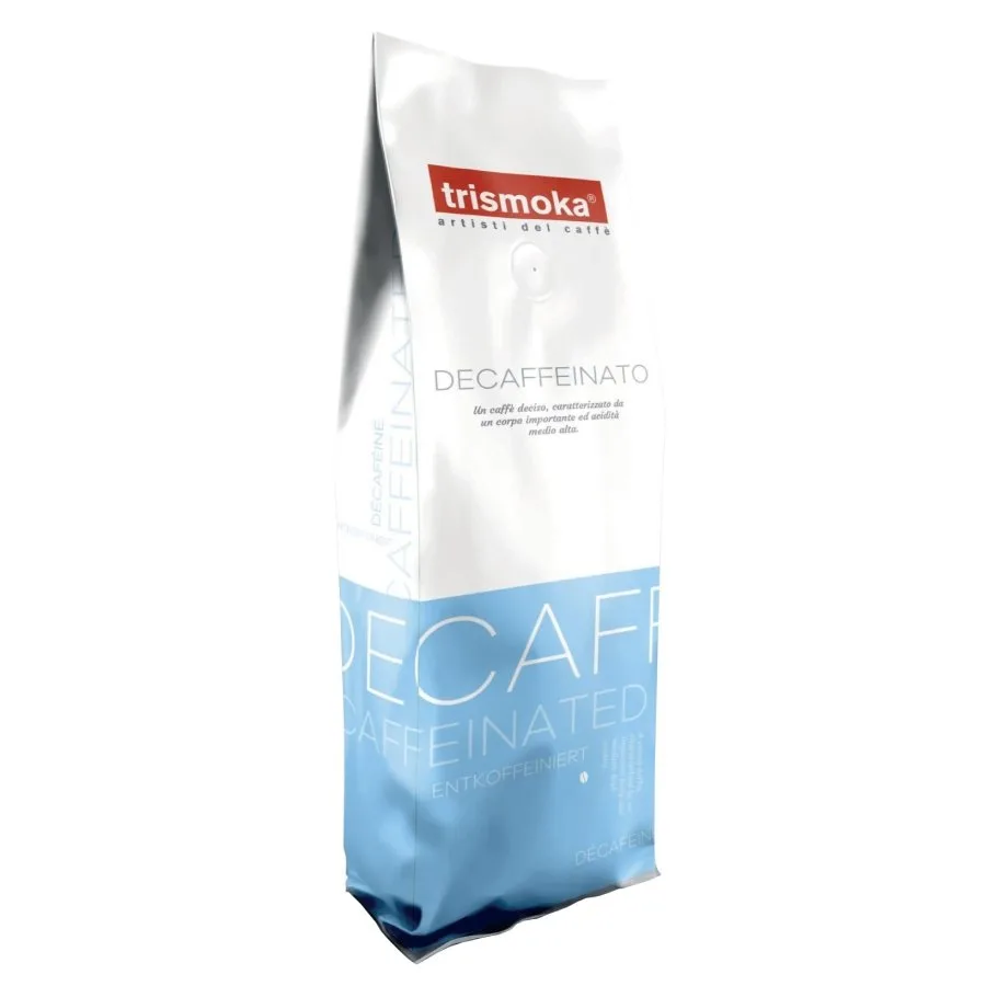 Кофе в зёрнах Trismoka Caffe Decaffeinated без кофеина 500 г