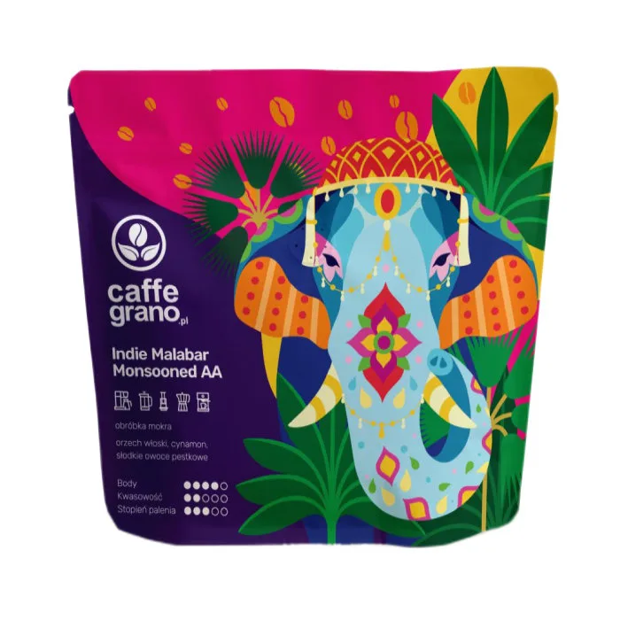 Кофе в зернах Caffe Grano India Malabar Monsooned AA Espresso, 250 г
