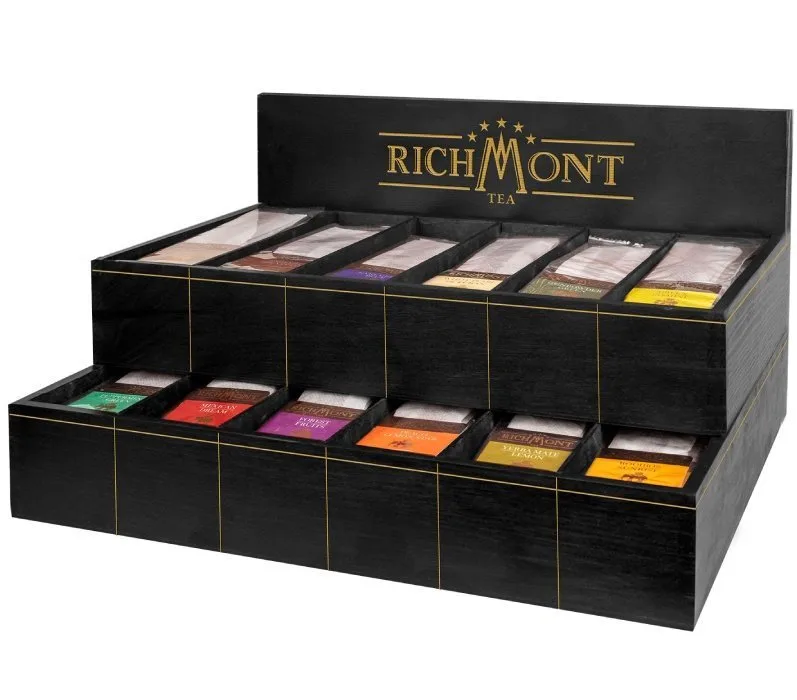 Деревянный презентер для чая Richmont на 12 отделений