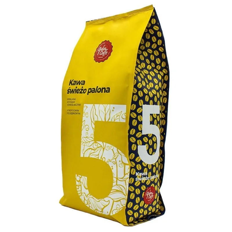 Кофе в зернах Quba Caffe No.5, 100% бразильская арабика, 1 кг