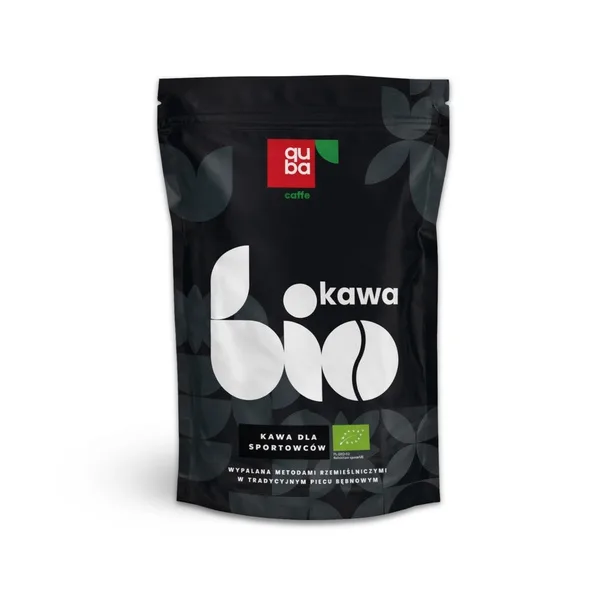 Кофе в зёрнах Quba Caffe BIO для спортсменов, высокий кофеин, 250 г