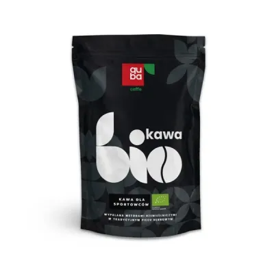 Кофе в зёрнах Quba Caffe BIO для спортсменов, высокий кофеин, 250 г