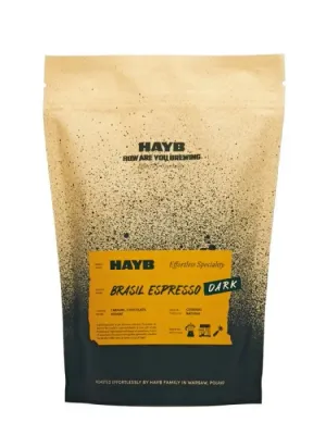 Кофе в зернах HAYB DARK Brazil Espresso Dark Cerrado Patrocinio 1 кг