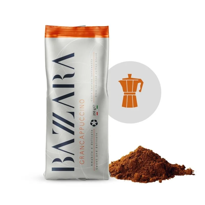 Кофе молотый Bazzara Grancappuccino Moka, 250 г