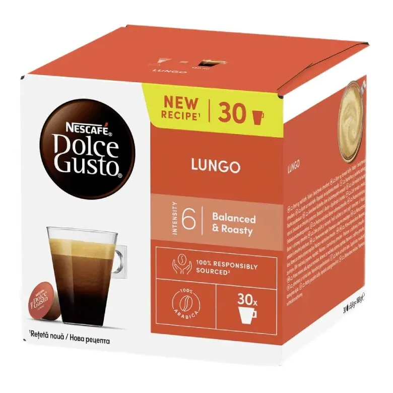 Капсулы Nescafe Dolce Gusto Lungo, 30 шт