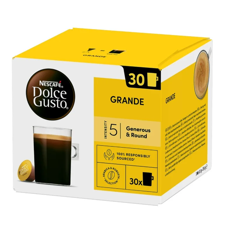 Капсулы Nescafe Dolce Gusto Grande, 30 шт.