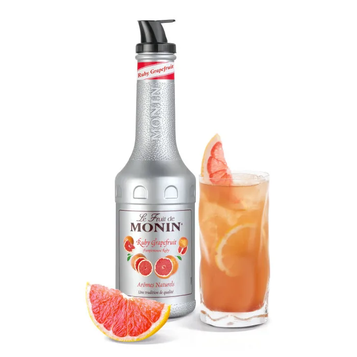 Пюре фруктовое Monin со вкусом рубинового грейпфрута, 1 л
