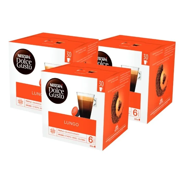 Набор капсул Nescafe Dolce Gusto Lungo, 3х30 шт
