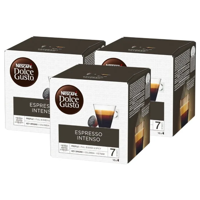 Комплект кофе в капсулах Nescafe Dolce Gusto Espresso Intenso, 3x16 шт.