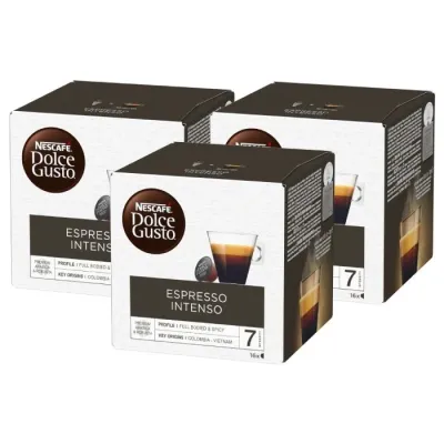Комплект кофе в капсулах Nescafe Dolce Gusto Espresso Intenso, 3x16 шт.