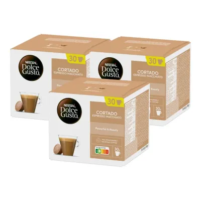 Кофе в капсулах Nescafé Dolce Gusto Cortado Espresso Macchiato, набор 3 x 30 шт.