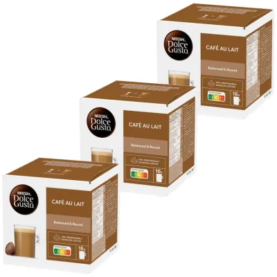Набор капсул Nescafe Dolce Gusto Cafe au Lait 3х16 шт