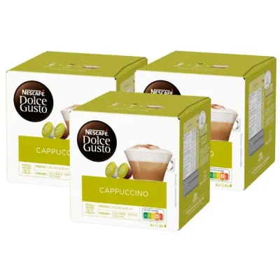 Кофе в капсулах Nescafe Dolce Gusto Cappuccino, набор 3х16 капсул