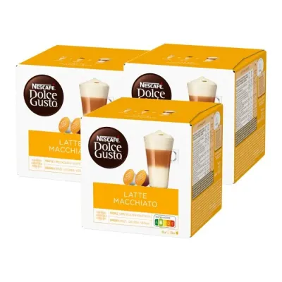 Кофе в капсулах Nescafe Dolce Gusto Latte Macchiato, набор 3х16 шт