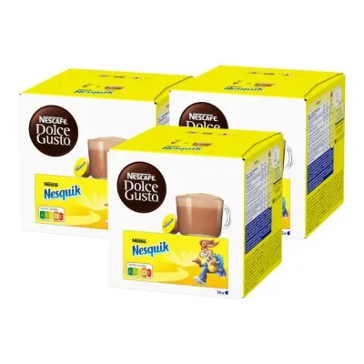 Какао в капсулах Nescafe Dolce Gusto Nesquik, набор 3х16 капсул