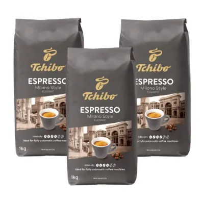 Кофе в зернах Tchibo Espresso Milano Style набор 3x1 кг