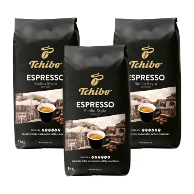Кофе в зёрнах Tchibo Espresso Sicilia Style, комплект 3x1кг
